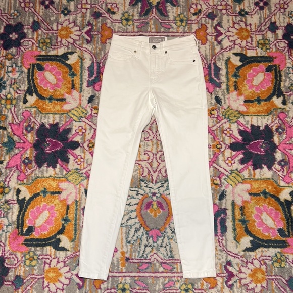 Everlane The Mid-Rise Skinny Jean Ankle Size 24 NWT White Denim - Picture 7 of 14